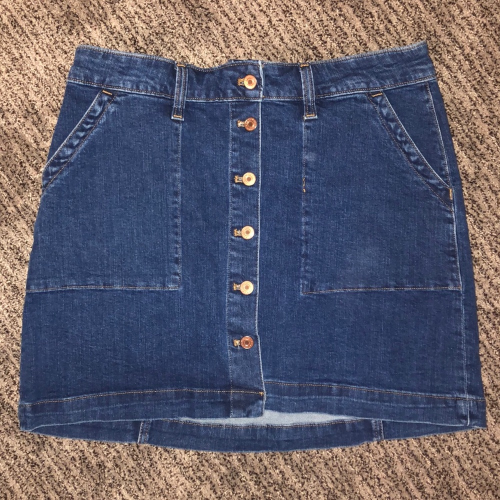 J. Crew Mercantile denim skirt